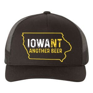 Funny Iowa Beer Distressed Iowa State Map Yupoong Adult 5-Panel Trucker Hat