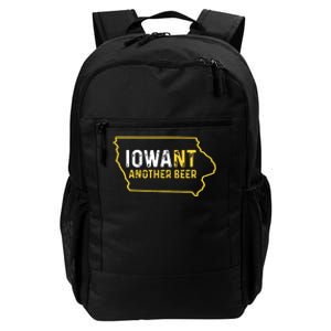 Funny Iowa Beer Distressed Iowa State Map Daily Commute Backpack