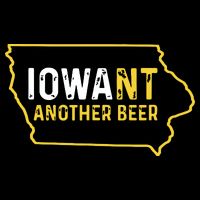 Funny Iowa Beer Distressed Iowa State Map Bag