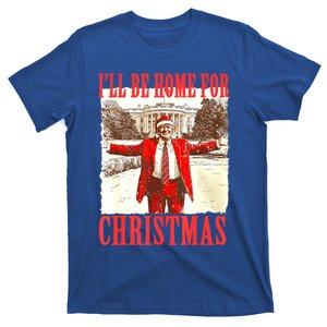 Funny ILl Be Home For Christmas Santa Trump Xmas 2024 Gift T-Shirt