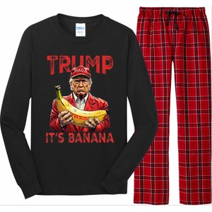 Funny ItS Banana For Scales Trump Long Sleeve Pajama Set