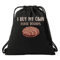 Funny I Buy My Own Fudge Rounds Vintage Fudge Rounds Gift Drawstring Bag