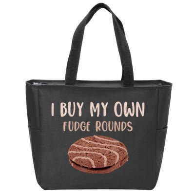 Funny I Buy My Own Fudge Rounds Vintage Fudge Rounds Gift Zip Tote Bag