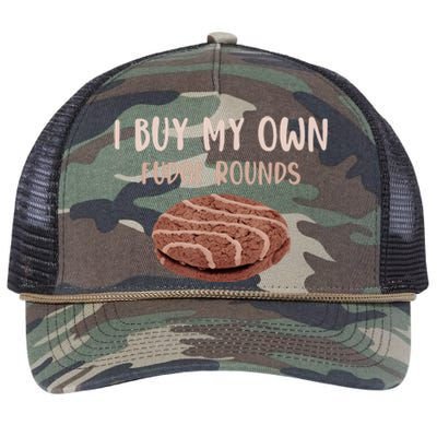 Funny I Buy My Own Fudge Rounds Vintage Fudge Rounds Gift Retro Rope Trucker Hat Cap