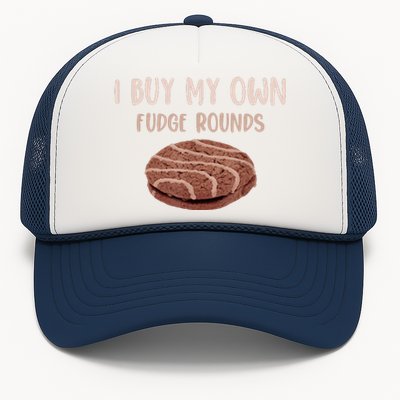 Funny I Buy My Own Fudge Rounds Vintage Fudge Rounds Gift Trucker Hat