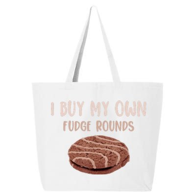 Funny I Buy My Own Fudge Rounds Vintage Fudge Rounds Gift 25L Jumbo Tote