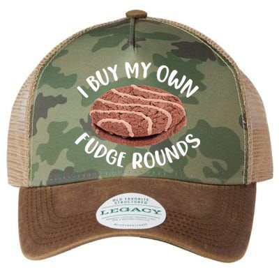 Funny I Buy My Own Fudge Rounds Vintage Fudge Rounds Legacy Tie Dye Trucker Hat