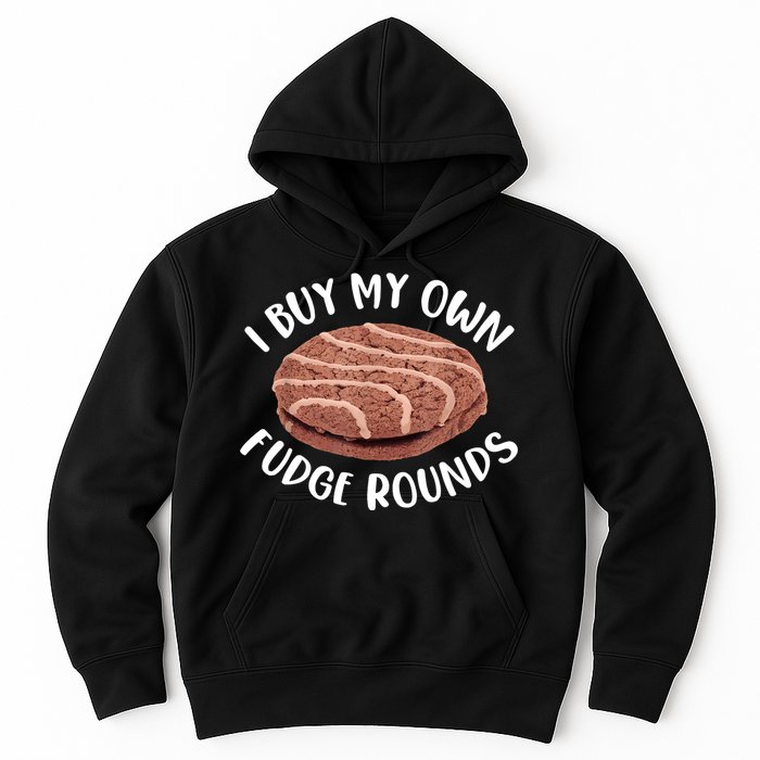 Funny I Buy My Own Fudge Rounds Vintage Fudge Rounds Hoodie