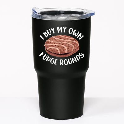 Funny I Buy My Own Fudge Rounds Vintage Fudge Rounds Tumbler