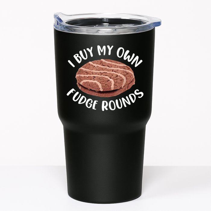 Funny I Buy My Own Fudge Rounds Vintage Fudge Rounds Tumbler