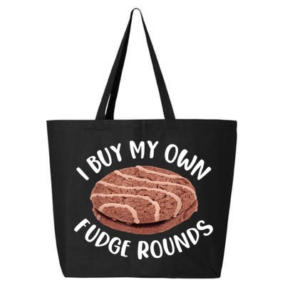 Funny I Buy My Own Fudge Rounds Vintage Fudge Rounds 25L Jumbo Tote