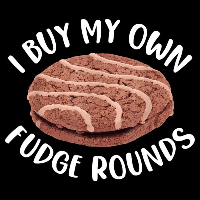 Funny I Buy My Own Fudge Rounds Vintage Fudge Rounds Baby Bodysuit