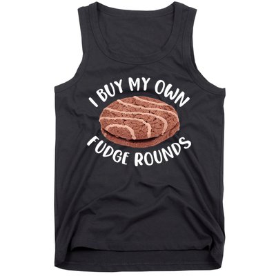 Funny I Buy My Own Fudge Rounds Vintage Fudge Rounds Tank Top