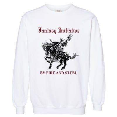 Fantasy Initiative By Fire And Steel Garment-Dyed Sweatshirt