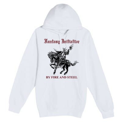 Fantasy Initiative By Fire And Steel Premium Pullover Hoodie