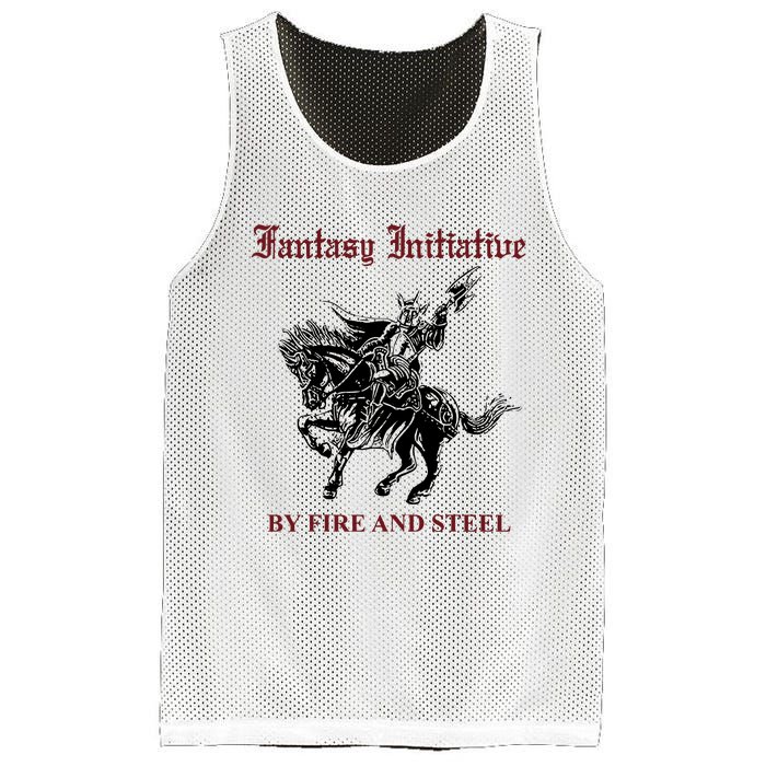 Fantasy Initiative By Fire And Steel Mesh Reversible Basketball Jersey Tank