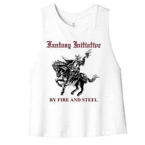 Fantasy Initiative By Fire And Steel Women's Racerback Cropped Tank