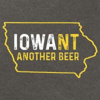 Funny Iowa Beer Distressed Iowa State Map Cotton Canvas Backpack