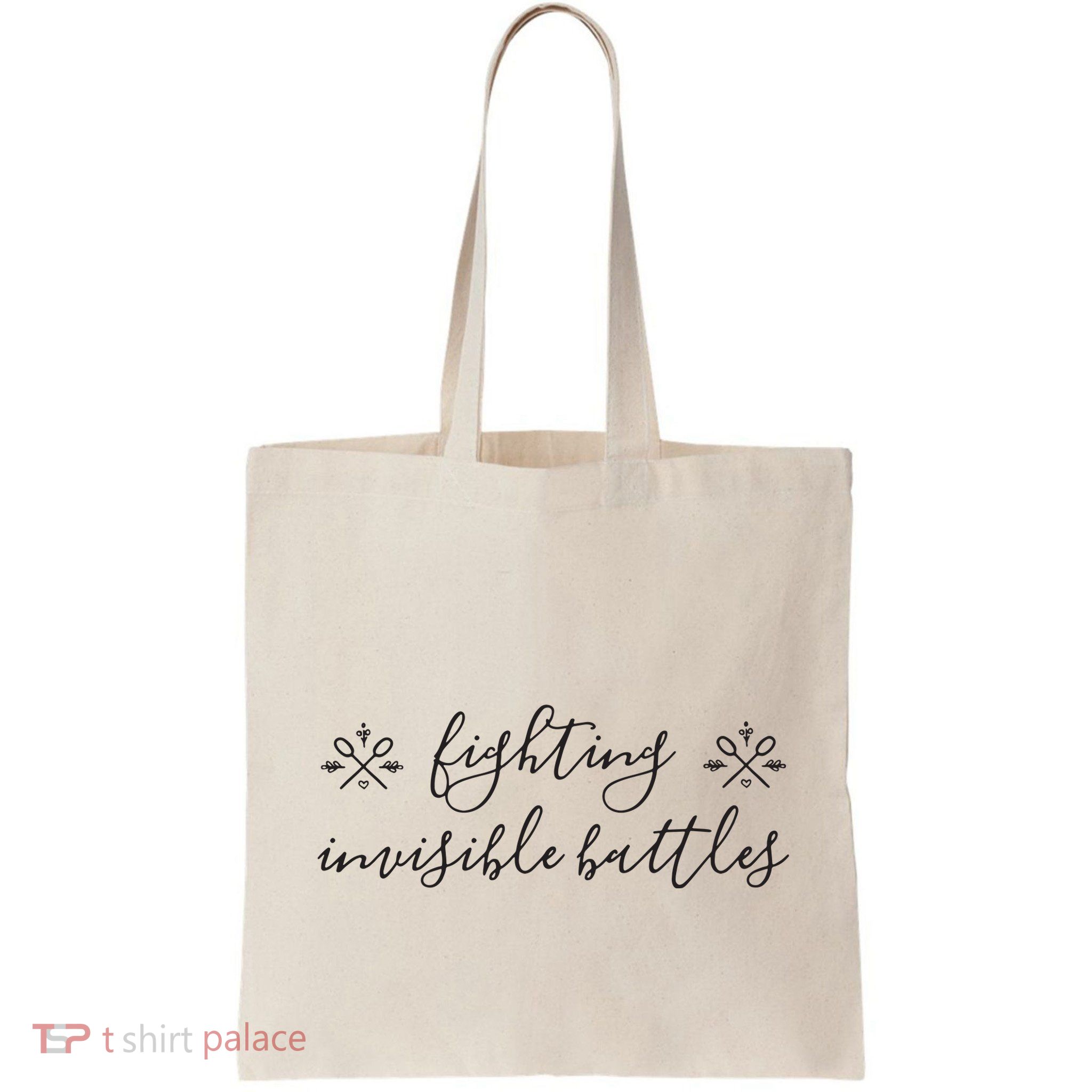Fighting Invisible Battles Invisible Illness Awareness Bag