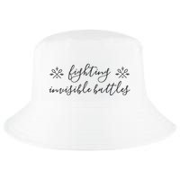 Fighting Invisible Battles Invisible Illness Awareness Cool Comfort Performance Bucket Hat