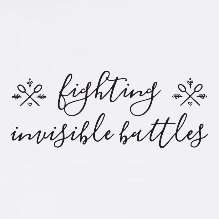 Fighting Invisible Battles Invisible Illness Awareness Cool Comfort Performance Bucket Hat