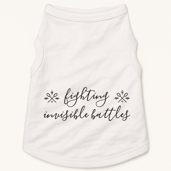 Fighting Invisible Battles Invisible Illness Awareness Doggie Tank