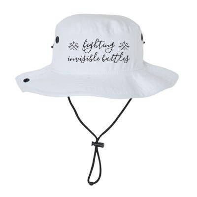 Fighting Invisible Battles Invisible Illness Awareness Bucket Hat