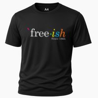 Free Ish Black History Junenth Freedom Emancipation Cooling Performance Crew T-Shirt