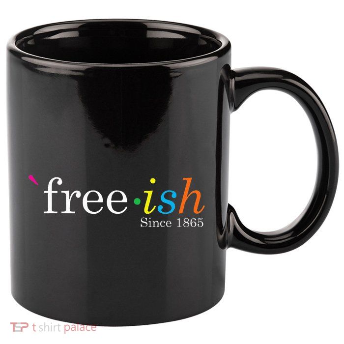 Free Ish Black History Junenth Freedom Emancipation 11oz C Handle Ceramic Mug