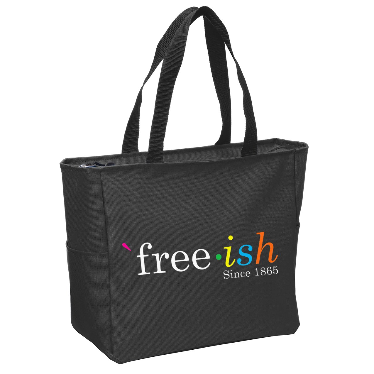 Free Ish Black History Junenth Freedom Emancipation Zip Tote Bag