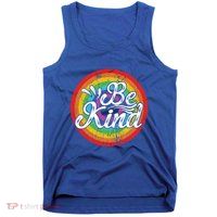 Flowers Illustration Be Kind Sunflower Gift Tank Top