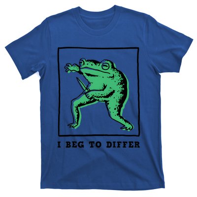 Frog I Beg To Diffe Funny T-Shirt