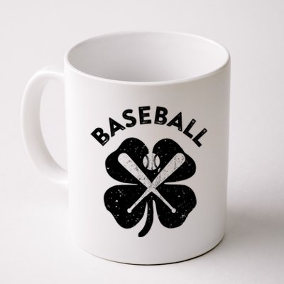 Fun Irish Baseball Funny Gift Shamrock St Patrick's Day Great Gift Coffee Mug