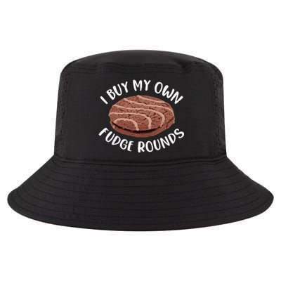 Funny I Buy My Own Fudge Rounds Vintage Fudge Rounds Cool Comfort Performance Bucket Hat