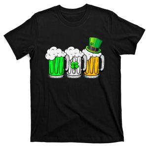 funny Irish Beer Ireland Flag St Pattys Day T-Shirt