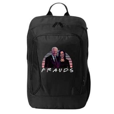 Frauds Impeach Biden Harris Now Anti Joe Biden City Backpack