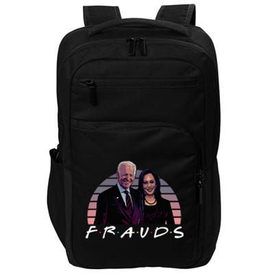 Frauds Impeach Biden Harris Now Anti Joe Biden Impact Tech Backpack