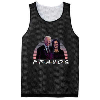 Frauds Impeach Biden Harris Now Anti Joe Biden Mesh Reversible Basketball Jersey Tank