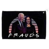 Frauds Impeach Biden Harris Now Anti Joe Biden Grommeted Golf Towel