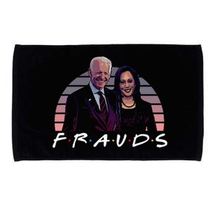 Frauds Impeach Biden Harris Now Anti Joe Biden Microfiber Hand Towel