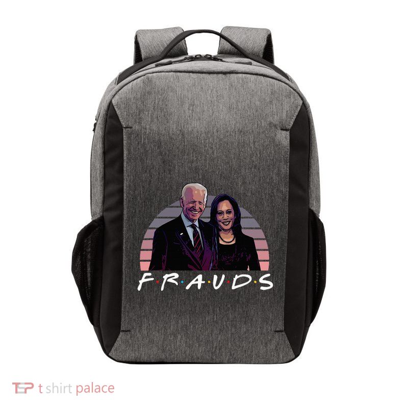 Frauds Impeach Biden Harris Now Anti Joe Biden Vector Backpack