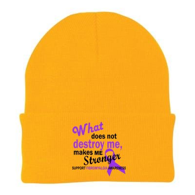 Fibromyalgia Make Me Stronger Knit Cap Winter Beanie