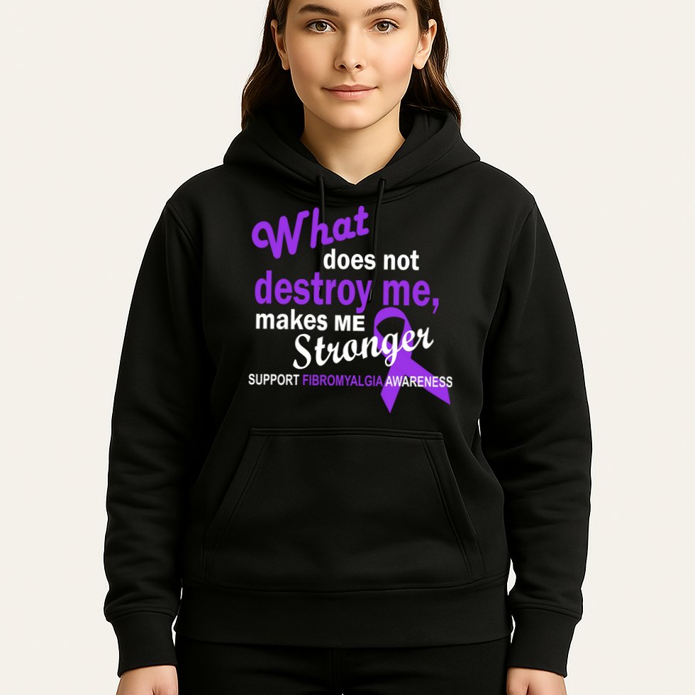 Fibromyalgia Make Me Stronger Hoodie