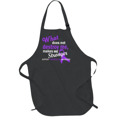 Fibromyalgia Make Me Stronger Full-Length Apron With Pockets