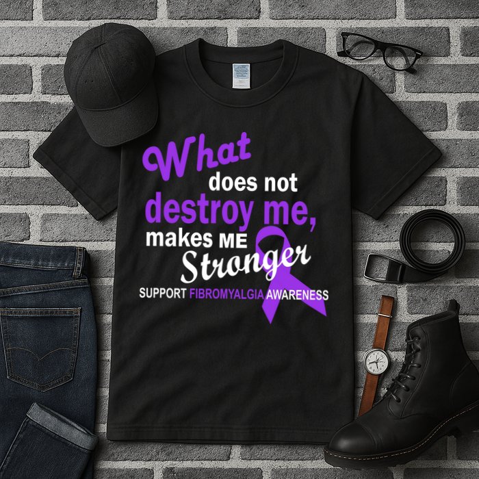 Fibromyalgia Make Me Stronger Tall T-Shirt