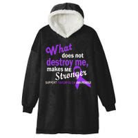 Fibromyalgia Make Me Stronger Hooded Wearable Blanket