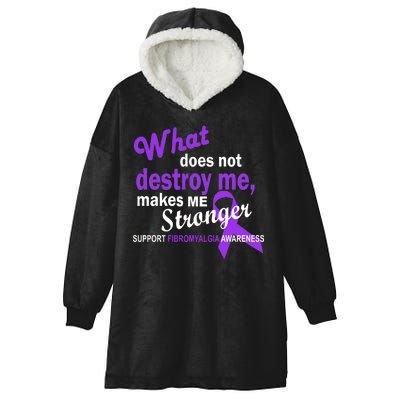 Fibromyalgia Make Me Stronger Hooded Wearable Blanket