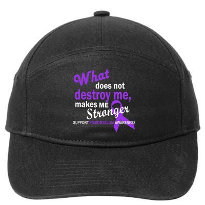 Fibromyalgia Make Me Stronger 7-Panel Snapback Hat