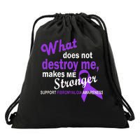 Fibromyalgia Make Me Stronger Drawstring Bag