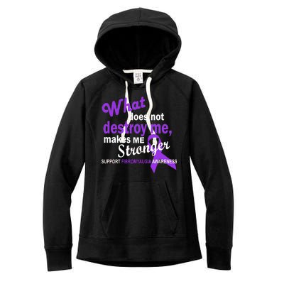 Fibromyalgia Make Me Stronger Women's Fleece Hoodie